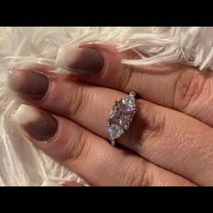 Fragrant Jewels Pink Swarovski promise ring